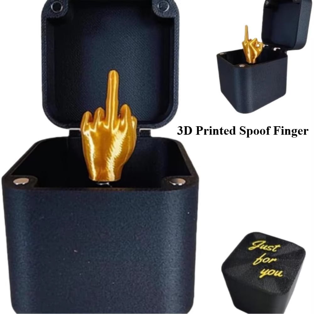 Middle Finger Pop-Up Gift Box Prank for Halloween Fun - by Does not apply | PAWFECTWORLDS | Event & Party, Festive & Party Supplies, Home & Garden