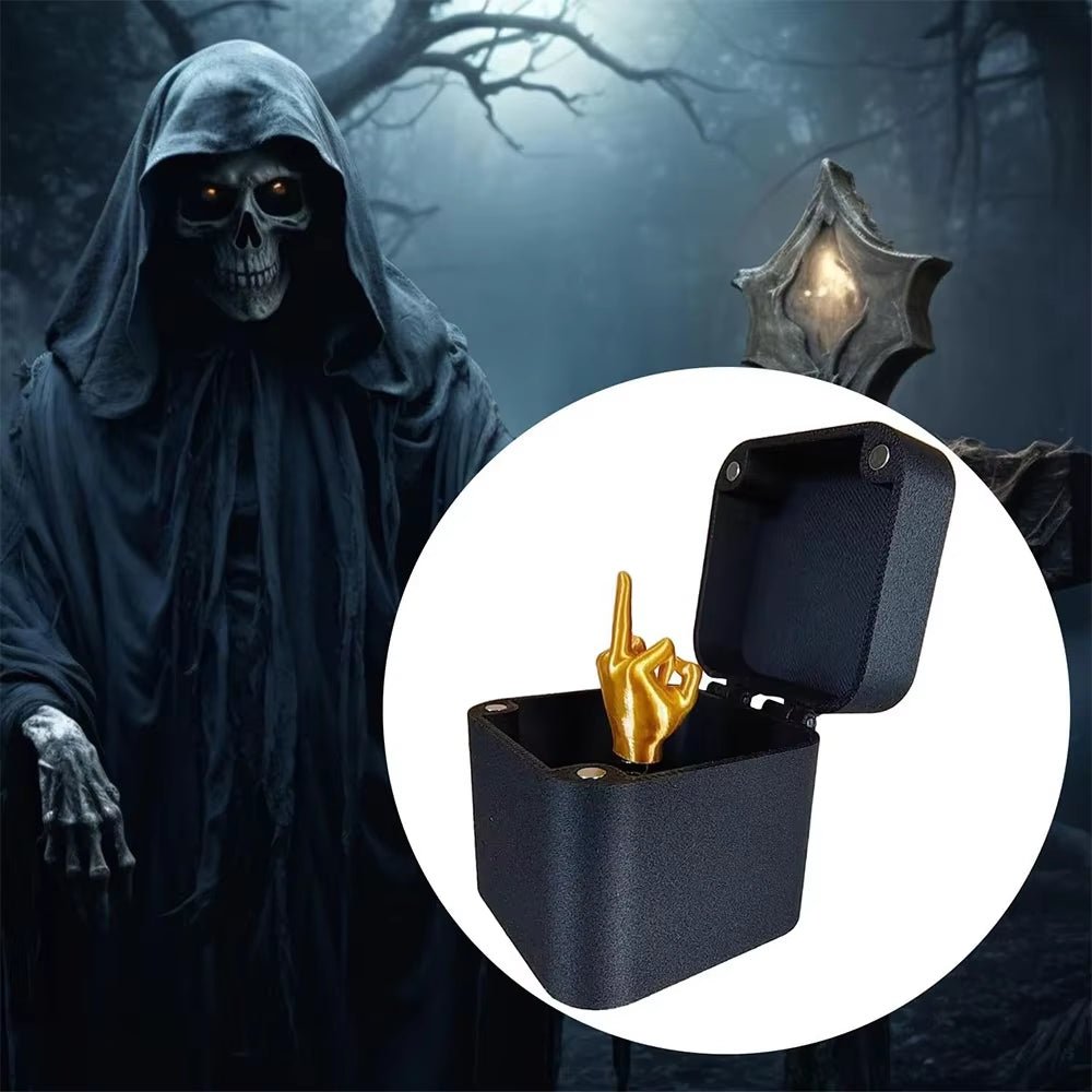 Middle Finger Pop-Up Gift Box Prank for Halloween Fun - by Does not apply | PAWFECTWORLDS | Event & Party, Festive & Party Supplies, Home & Garden