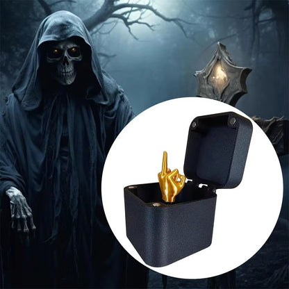 Middle Finger Pop-Up Gift Box Prank for Halloween Fun - by Does not apply | PAWFECTWORLDS | Event & Party, Festive & Party Supplies, Home & Garden