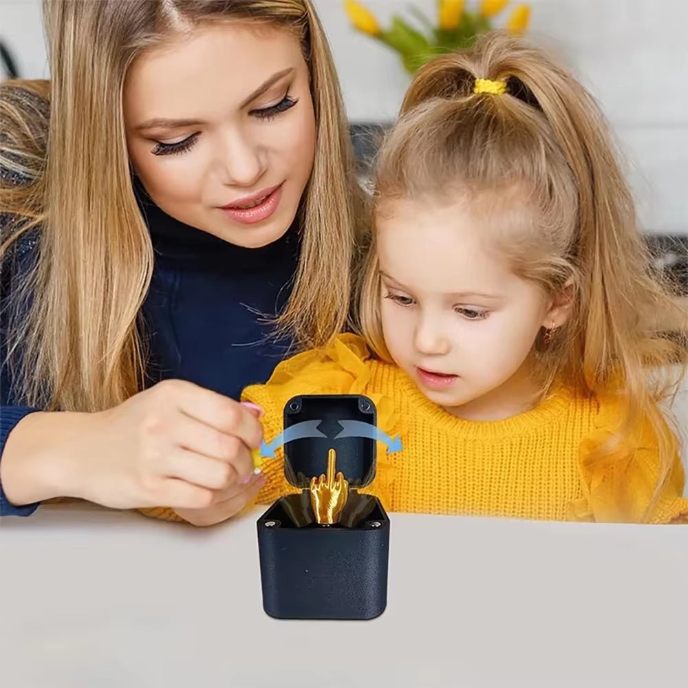 Middle Finger Pop-Up Gift Box Prank for Halloween Fun - by Does not apply | PAWFECTWORLDS | Event & Party, Festive & Party Supplies, Home & Garden