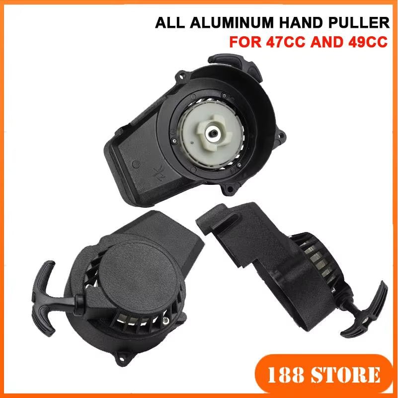 Minimoto Easy Pull Starter for 2 Stroke 47Cc 49Cc Engine Pocket Bike Mini Moto Dirt Crosser Kids ATV Quad - by PAWFECTWORLDS | PAWFECTWORLDS | Engines & Engine Parts, Motorcycle Equipments & Parts, Motorcycle Parts