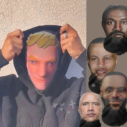 New 3D Printed Kanye Mask Elastic Mesh Full Face Mask for Unisex Cosplay Headwear Party Simulation Balaclava Hat Headgear Props - by PAWFECTWORLDS | PAWFECTWORLDS | , ,