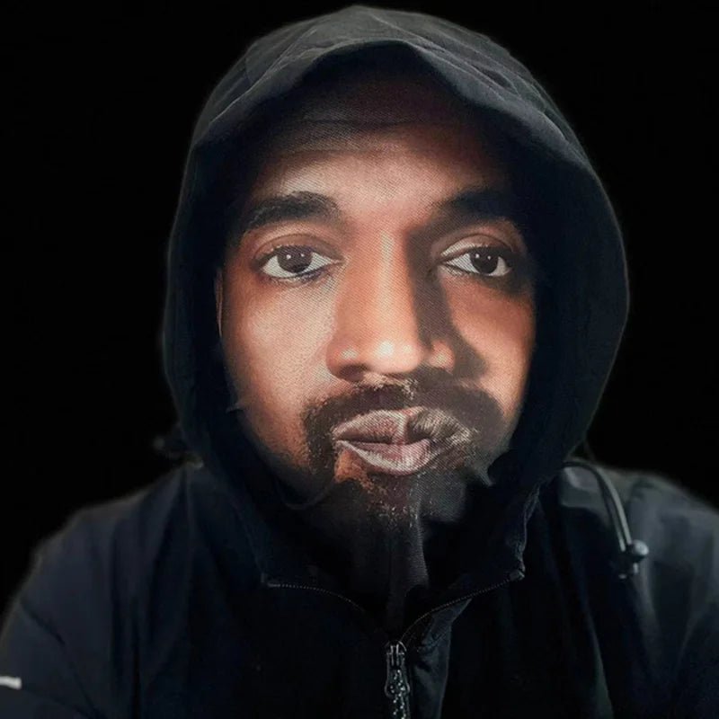 New 3D Printed Kanye Mask Elastic Mesh Full Face Mask for Unisex Cosplay Headwear Party Simulation Balaclava Hat Headgear Props - by PAWFECTWORLDS | PAWFECTWORLDS | , ,