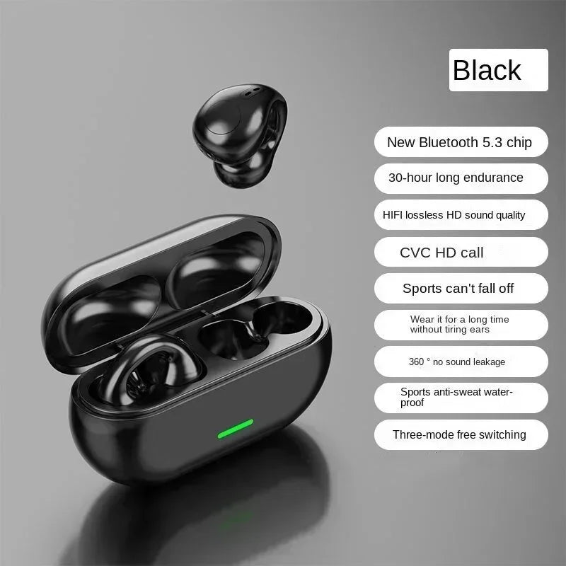 New Original T75 Bone Conduction Wireless Bluetooth 5.3 Headphones Sports Earphones HiFi Sound Quality Waterproof TWS Headset - by PAWFECTWORLDS | PAWFECTWORLDS | , ,