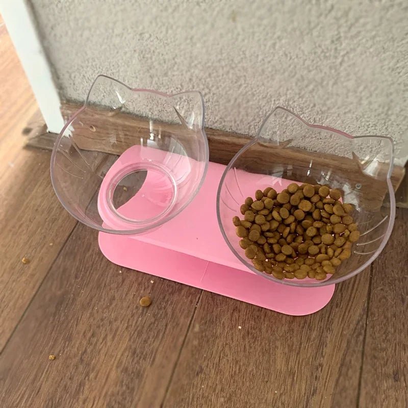 Non - Slip Double Cat Bowl Dog Bowl With Stand Pet Feeding Cat Water Bowl For Cats Food Pet Bowls For Dogs Feeder Product Supplies - by PAWFECTWORLDS | PAWFECTWORLDS | , ,