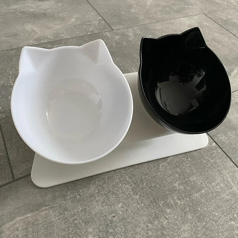 Non - Slip Double Cat Bowl Dog Bowl With Stand Pet Feeding Cat Water Bowl For Cats Food Pet Bowls For Dogs Feeder Product Supplies - by PAWFECTWORLDS | PAWFECTWORLDS | , ,