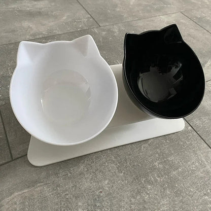 Non - Slip Double Cat Bowl Dog Bowl With Stand Pet Feeding Cat Water Bowl For Cats Food Pet Bowls For Dogs Feeder Product Supplies - by PAWFECTWORLDS | PAWFECTWORLDS | , ,