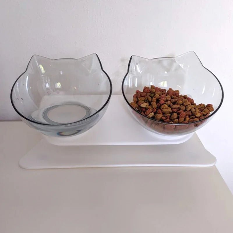 Non - Slip Double Cat Bowl Dog Bowl With Stand Pet Feeding Cat Water Bowl For Cats Food Pet Bowls For Dogs Feeder Product Supplies - by PAWFECTWORLDS | PAWFECTWORLDS | , ,