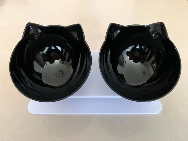 Non - Slip Double Cat Bowl Dog Bowl With Stand Pet Feeding Cat Water Bowl For Cats Food Pet Bowls For Dogs Feeder Product Supplies - by PAWFECTWORLDS | PAWFECTWORLDS | , ,
