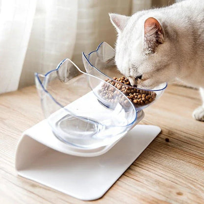 Non - Slip Double Cat Bowl Dog Bowl With Stand Pet Feeding Cat Water Bowl For Cats Food Pet Bowls For Dogs Feeder Product Supplies - by PAWFECTWORLDS | PAWFECTWORLDS | , ,