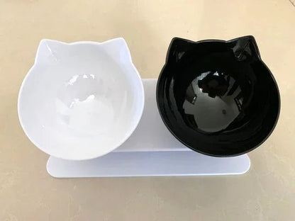 Non - Slip Double Cat Bowl Dog Bowl With Stand Pet Feeding Cat Water Bowl For Cats Food Pet Bowls For Dogs Feeder Product Supplies - by PAWFECTWORLDS | PAWFECTWORLDS | , ,