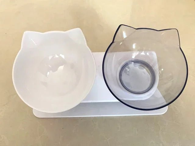 Non - Slip Double Cat Bowl Dog Bowl With Stand Pet Feeding Cat Water Bowl For Cats Food Pet Bowls For Dogs Feeder Product Supplies - by PAWFECTWORLDS | PAWFECTWORLDS | , ,
