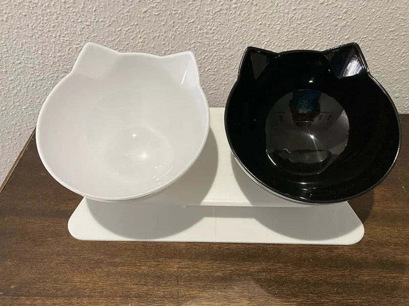 Non - Slip Double Cat Bowl Dog Bowl With Stand Pet Feeding Cat Water Bowl For Cats Food Pet Bowls For Dogs Feeder Product Supplies - by PAWFECTWORLDS | PAWFECTWORLDS | , ,