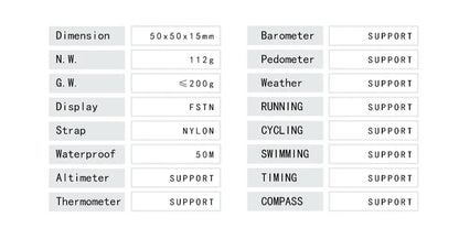 NORTH EDGE Men's sport Digital watch Hours Running Swimming Military Army watches Altimeter Barometer Compass waterproof 50m - by PAWFECTWORLDS | PAWFECTWORLDS | , ,