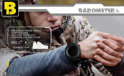 NORTH EDGE Men's sport Digital watch Hours Running Swimming Military Army watches Altimeter Barometer Compass waterproof 50m - PAWFECTWORLDS