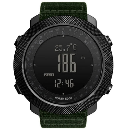 NORTH EDGE Men's sport Digital watch Hours Running Swimming Military Army watches Altimeter Barometer Compass waterproof 50m - by PAWFECTWORLDS | PAWFECTWORLDS | , ,