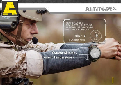 NORTH EDGE Men's sport Digital watch Hours Running Swimming Military Army watches Altimeter Barometer Compass waterproof 50m - by PAWFECTWORLDS | PAWFECTWORLDS | , ,