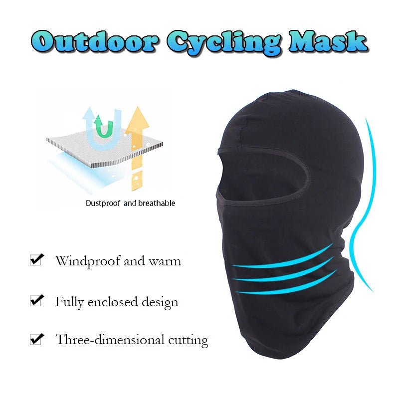 Outdoor Cycling Face Masks for Man Women Windproof Sports Bike Fase Mask Breathable Full Face Mask Balaclava Hat Scarf Wind Cap - by PAWFECTWORLDS | PAWFECTWORLDS | , ,