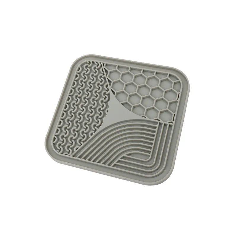 Pet Supplies Silicone Pet Licking Mat Cat Anti - choking With Slow Food Bowl Puppy Bath Distracted Licking Plate Cutlery - by PAWFECTWORLDS | PAWFECTWORLDS | , ,