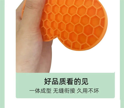 Pet Supplies Silicone Pet Licking Mat Cat Anti - choking With Slow Food Bowl Puppy Bath Distracted Licking Plate Cutlery - by PAWFECTWORLDS | PAWFECTWORLDS | , ,