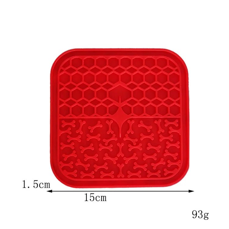 Pet Supplies Silicone Pet Licking Mat Cat Anti - choking With Slow Food Bowl Puppy Bath Distracted Licking Plate Cutlery - by PAWFECTWORLDS | PAWFECTWORLDS | , ,