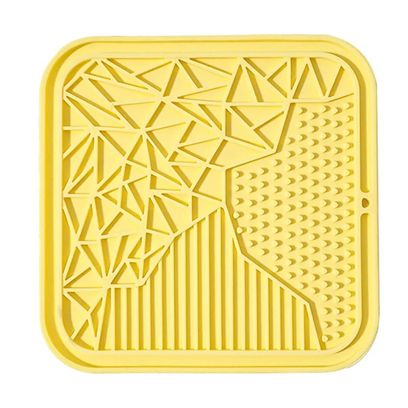 Pet Supplies Silicone Pet Licking Mat Cat Anti - choking With Slow Food Bowl Puppy Bath Distracted Licking Plate Cutlery - by PAWFECTWORLDS | PAWFECTWORLDS | , ,