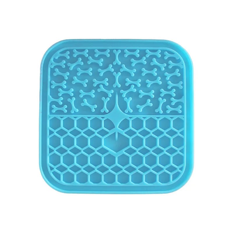 Pet Supplies Silicone Pet Licking Mat Cat Anti - choking With Slow Food Bowl Puppy Bath Distracted Licking Plate Cutlery - by PAWFECTWORLDS | PAWFECTWORLDS | , ,
