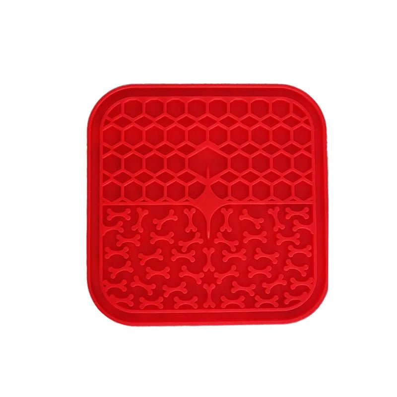 Pet Supplies Silicone Pet Licking Mat Cat Anti - choking With Slow Food Bowl Puppy Bath Distracted Licking Plate Cutlery - by PAWFECTWORLDS | PAWFECTWORLDS | , ,