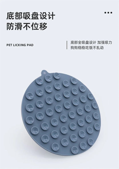Pet Supplies Silicone Pet Licking Mat Cat Anti - choking With Slow Food Bowl Puppy Bath Distracted Licking Plate Cutlery - by PAWFECTWORLDS | PAWFECTWORLDS | , ,
