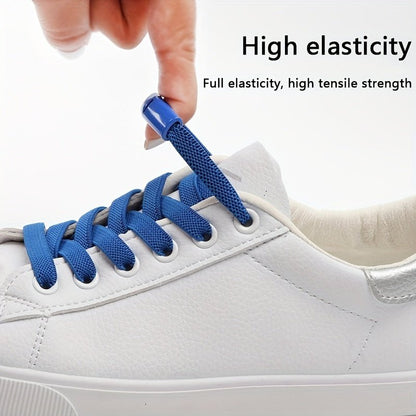 [Polyester Sneaker Accessories] White Polyester 1Pair Women's Sneaker Accessories, No Laces with Buckles - by PAWFECTWORLDS | PAWFECTWORLDS | , ,