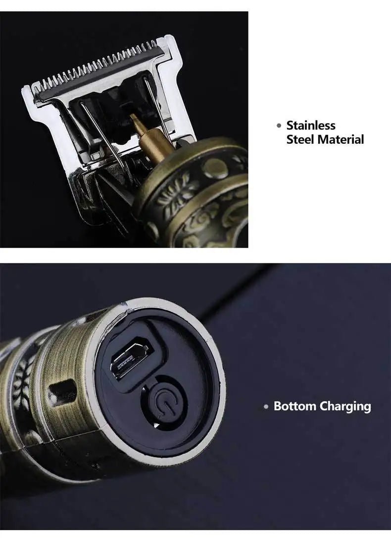 Retro T9 Original Haircutting Machine Set Jackets Trimmer Men's Electric Shaver Male Lence Pro Barber Shaver for Sensitive Areas - by PAWFECTWORLDS | PAWFECTWORLDS | , ,