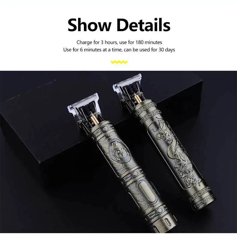 Retro T9 Original Haircutting Machine Set Jackets Trimmer Men's Electric Shaver Male Lence Pro Barber Shaver for Sensitive Areas - by PAWFECTWORLDS | PAWFECTWORLDS | , ,