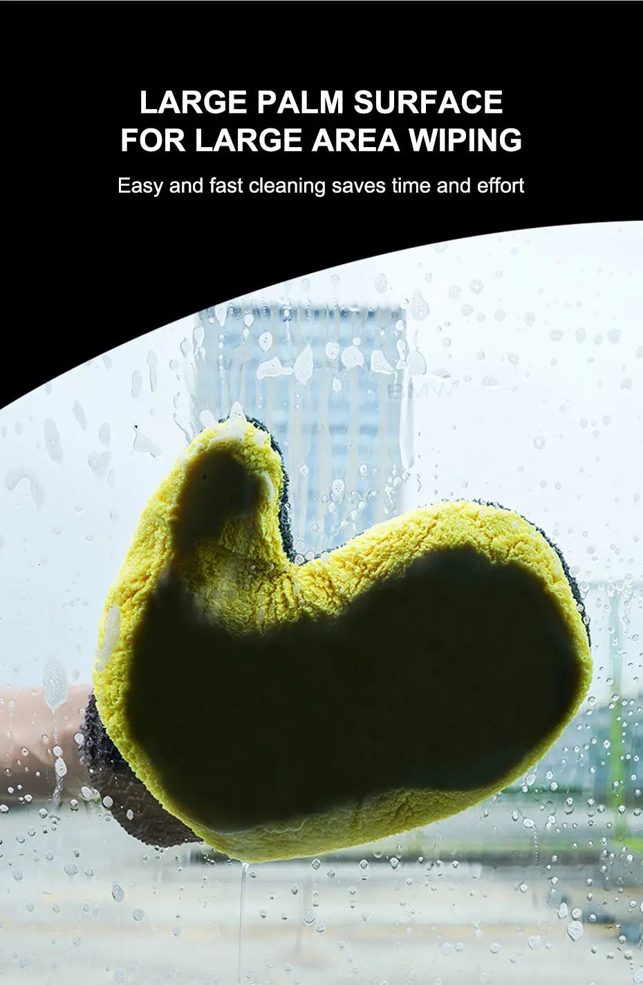 SEAMETAL Microfiber Car Washing Glove Double - Faced Thickened Coral Fleece Cleaning Brush Gloves Car Detailing Cleaner Care Tool - by PAWFECTWORLDS | PAWFECTWORLDS | , ,