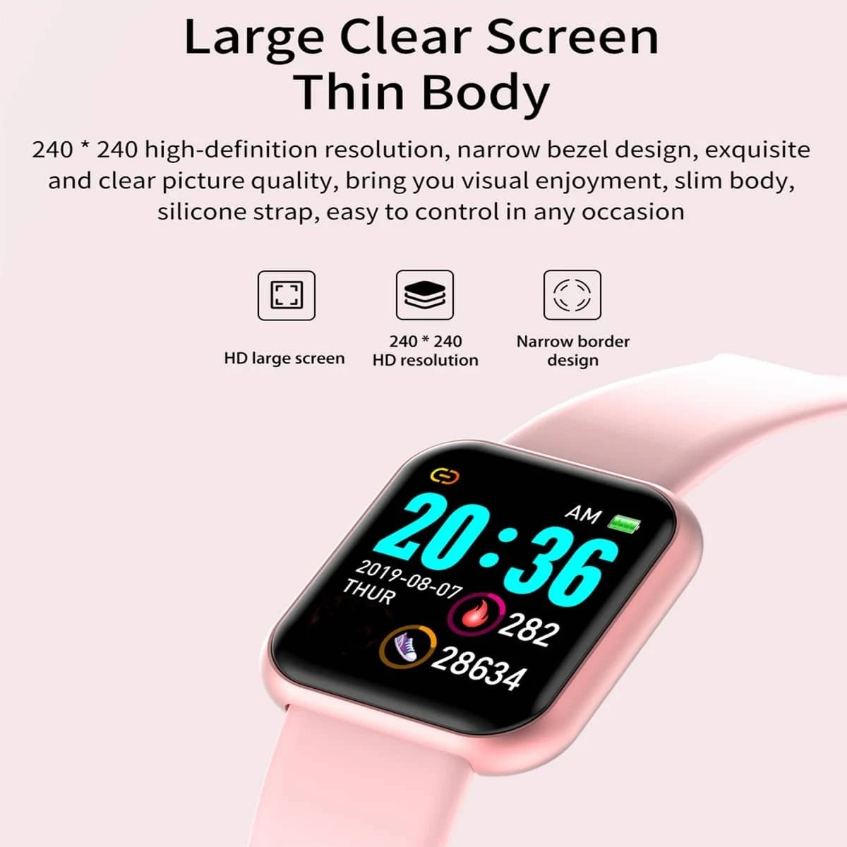 Smart Watch For Women Men Wristwatch Bluetooth Connected Phone Player Music Fitness Sport Bracelet Sleep Monitor Digital Watches - by PAWFECTWORLDS | PAWFECTWORLDS | , ,