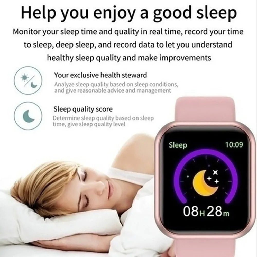 Smart Watch For Women Men Wristwatch Bluetooth Connected Phone Player Music Fitness Sport Bracelet Sleep Monitor Digital Watches - by PAWFECTWORLDS | PAWFECTWORLDS | , ,