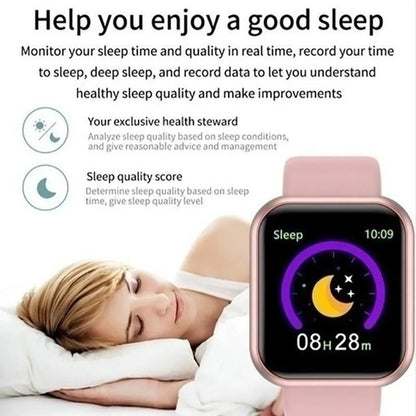Smart Watch For Women Men Wristwatch Bluetooth Connected Phone Player Music Fitness Sport Bracelet Sleep Monitor Digital Watches - by PAWFECTWORLDS | PAWFECTWORLDS | , ,