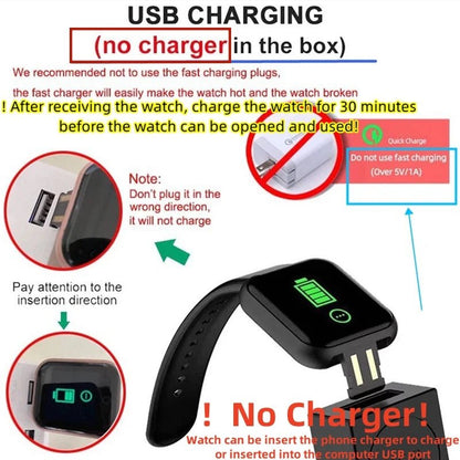 Smart Watch For Women Men Wristwatch Bluetooth Connected Phone Player Music Fitness Sport Bracelet Sleep Monitor Digital Watches - by PAWFECTWORLDS | PAWFECTWORLDS | , ,