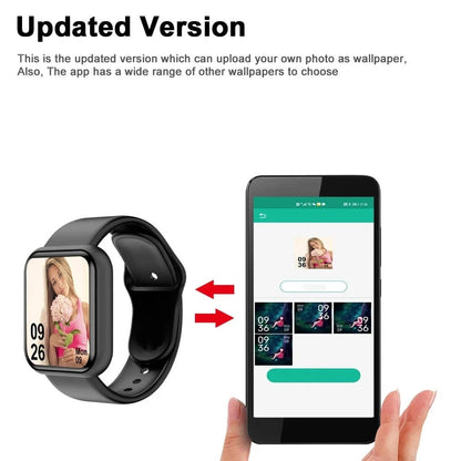 Smart Watch For Women Men Wristwatch Bluetooth Connected Phone Player Music Fitness Sport Bracelet Sleep Monitor Digital Watches - by PAWFECTWORLDS | PAWFECTWORLDS | , ,