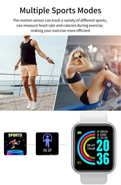 Smart Watch For Women Men Wristwatch Bluetooth Connected Phone Player Music Fitness Sport Bracelet Sleep Monitor Digital Watches - by PAWFECTWORLDS | PAWFECTWORLDS | , ,