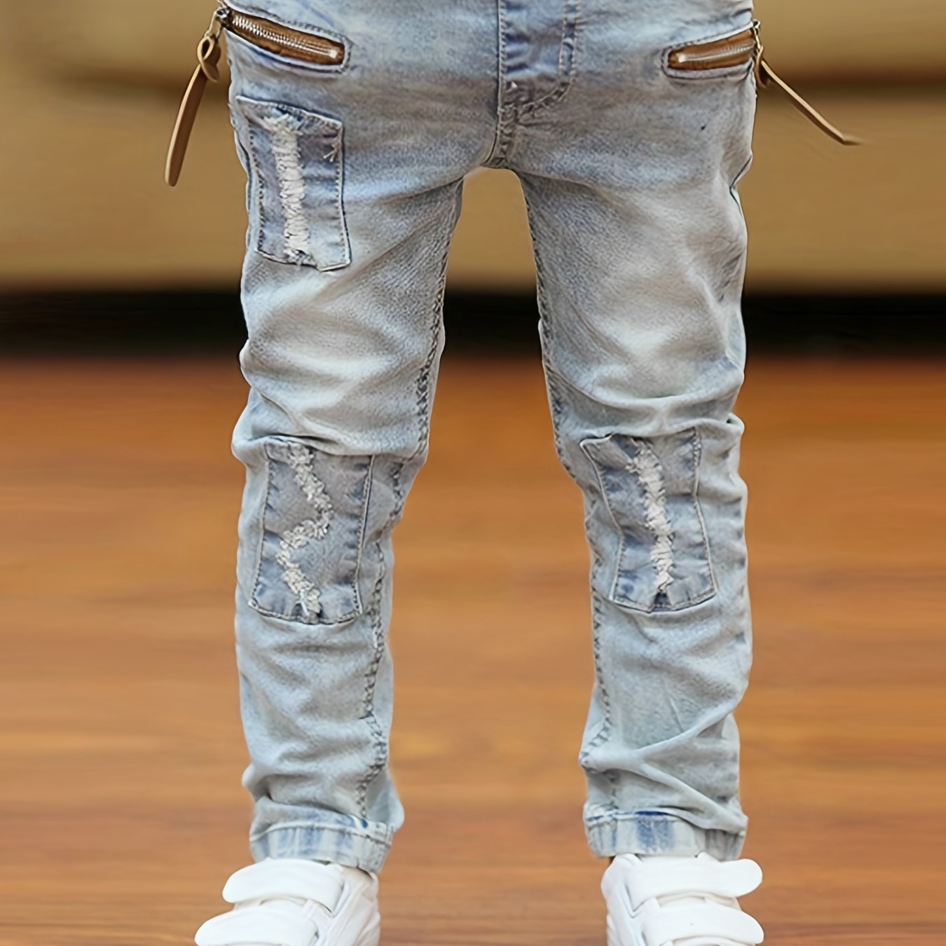 Trendy Boys Durable Denim Jeans - Comfort Fit - Versatile for Spring & Fall - by PAWFECTWORLDS | PAWFECTWORLDS | , ,