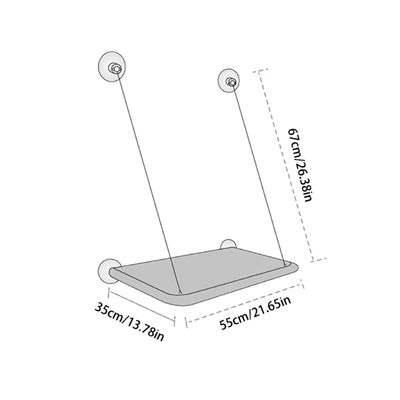 Ultra - Soft Cat Window Hammock Bed - Cozy Cloud - Like Perch for Feline Naptime - Securely Mounted, Perfect Space - Saving - by Does not apply | PAWFECTWORLDS | Cat Supplies, Home & Garden, Pet Products