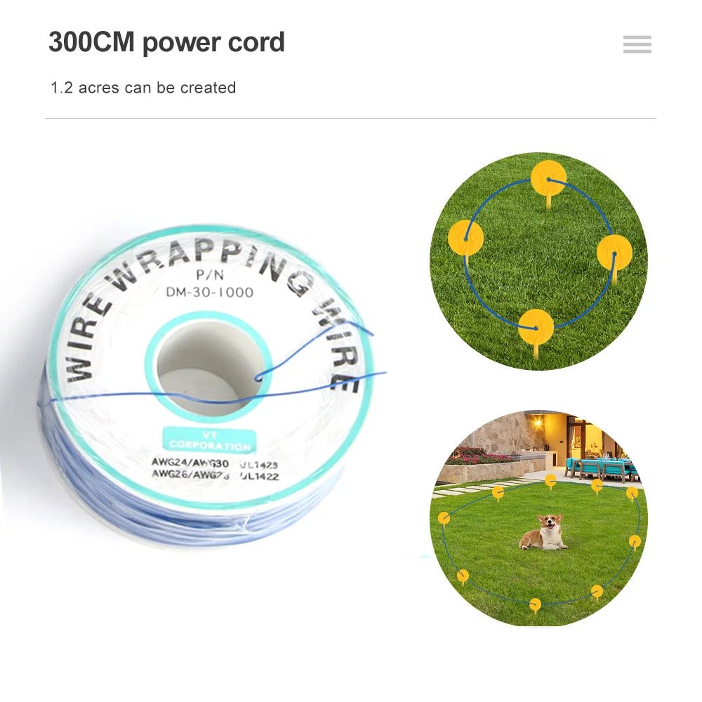 Upgraded Electronic Pet Fence System W227 In - Ground Dog Training Collar Waterproof Rechargeable Pet Containment System for Dogs - by PAWFECTWORLDS | PAWFECTWORLDS | Dog Supplies, Home & Garden, Pet Products