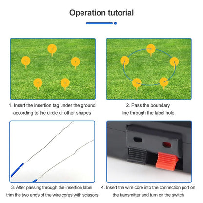 Upgraded Electronic Pet Fence System W227 In - Ground Dog Training Collar Waterproof Rechargeable Pet Containment System for Dogs - by PAWFECTWORLDS | PAWFECTWORLDS | Dog Supplies, Home & Garden, Pet Products