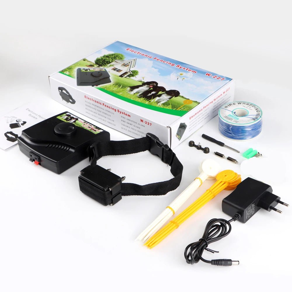 Upgraded Electronic Pet Fence System W227 In - Ground Dog Training Collar Waterproof Rechargeable Pet Containment System for Dogs - by PAWFECTWORLDS | PAWFECTWORLDS | Dog Supplies, Home & Garden, Pet Products