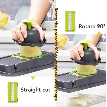 Vegetable Chopper Multifunctional Grater Cutter Kitchen Accessories Manual Fruit Slicer Potatos Shredders Cheese Onions Slicers - by PAWFECTWORLDS | PAWFECTWORLDS | , ,