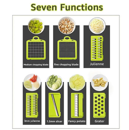 Vegetable Chopper Multifunctional Grater Cutter Kitchen Accessories Manual Fruit Slicer Potatos Shredders Cheese Onions Slicers - by PAWFECTWORLDS | PAWFECTWORLDS | , ,