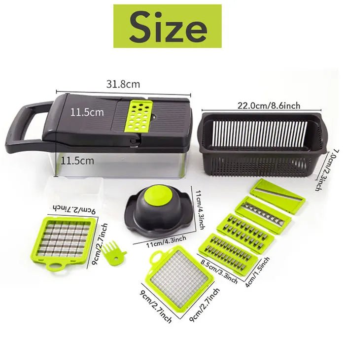 Vegetable Chopper Multifunctional Grater Cutter Kitchen Accessories Manual Fruit Slicer Potatos Shredders Cheese Onions Slicers - by PAWFECTWORLDS | PAWFECTWORLDS | , ,