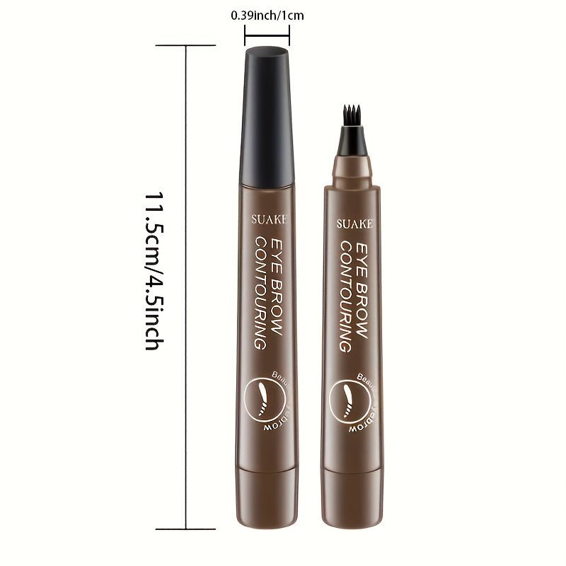 [Waterproof Eyebrow Pen] 1pc Waterproof Eyebrow Pen | Micro - Fork Tip Applicator for Natural Looking Brows - Effortless Microblading Makeup Pencil - by PAWFECTWORLDS | PAWFECTWORLDS | , ,