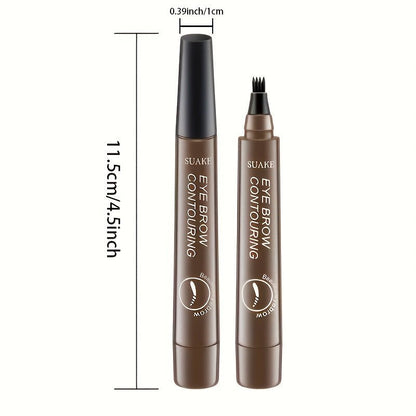 [Waterproof Eyebrow Pen] 1pc Waterproof Eyebrow Pen | Micro - Fork Tip Applicator for Natural Looking Brows - Effortless Microblading Makeup Pencil - by PAWFECTWORLDS | PAWFECTWORLDS | , ,