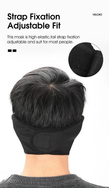 WEST BIKING Warm Cycling Face Mask Winter Fleece Ear Protection Half Face Cover Breathable Windproof Fishing Skiing Sports Mask - by PAWFECTWORLDS | PAWFECTWORLDS | , ,